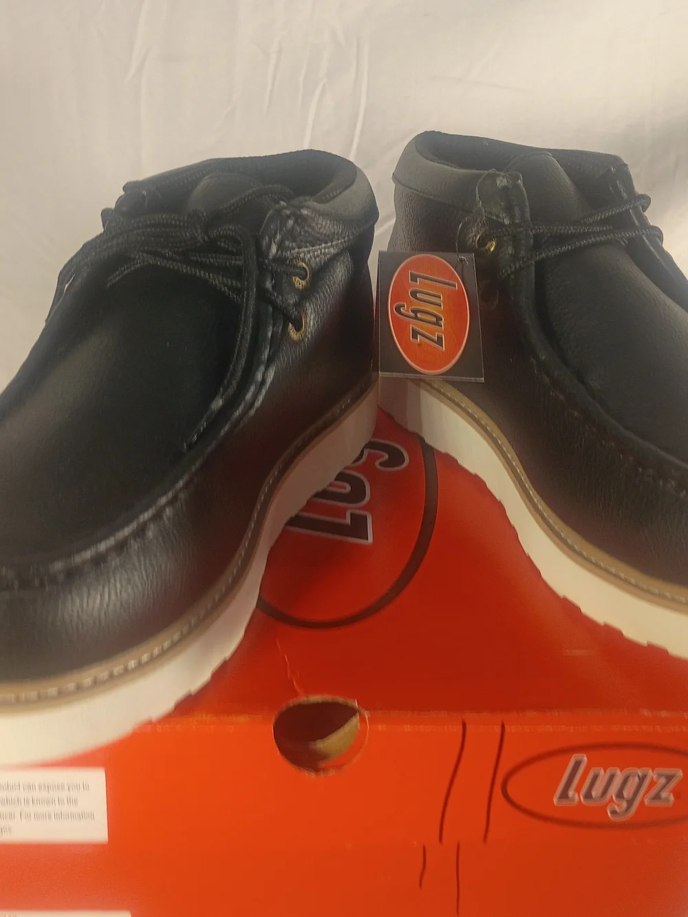 Lugz Men's Black Casual Moc Toe Shoes